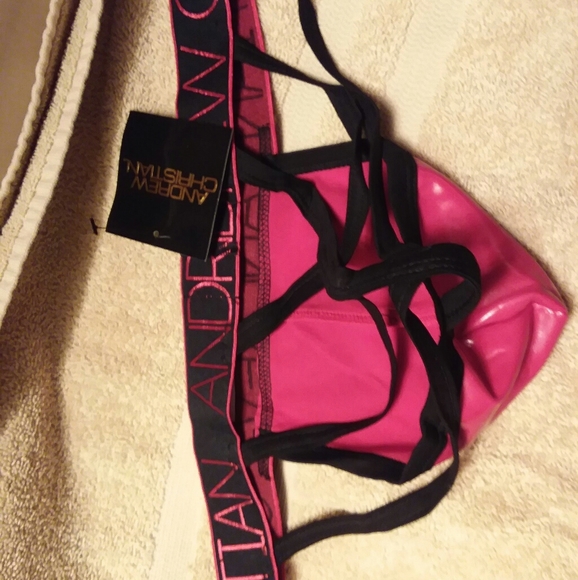 Andrew Christian Inferno Lattice Thong - Picture 3 of 7